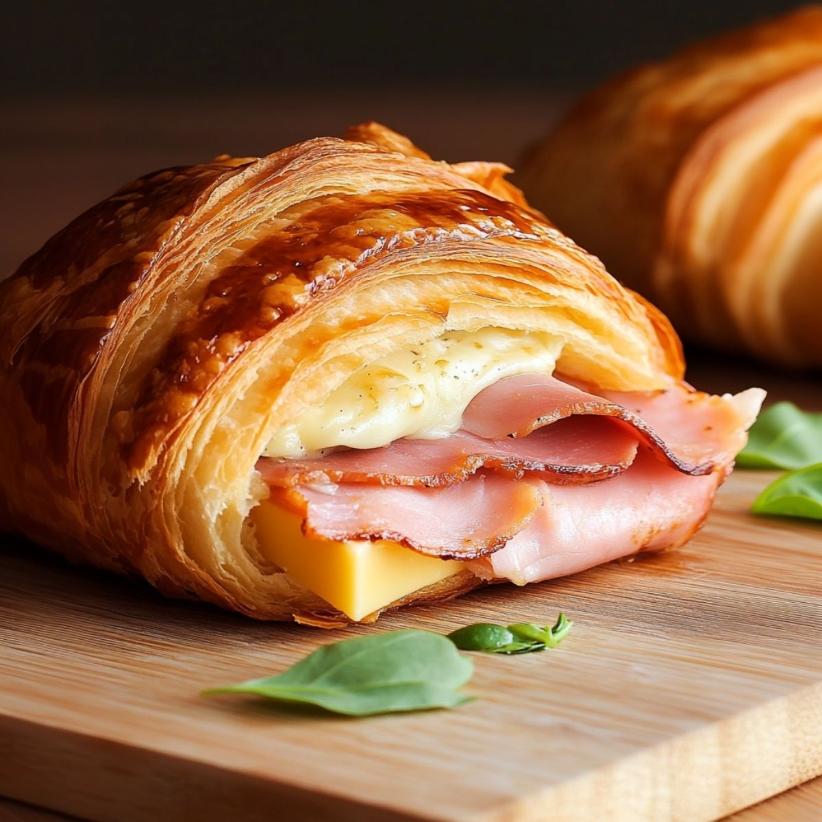 Irresistible Ham and Cheese Croissant Delight