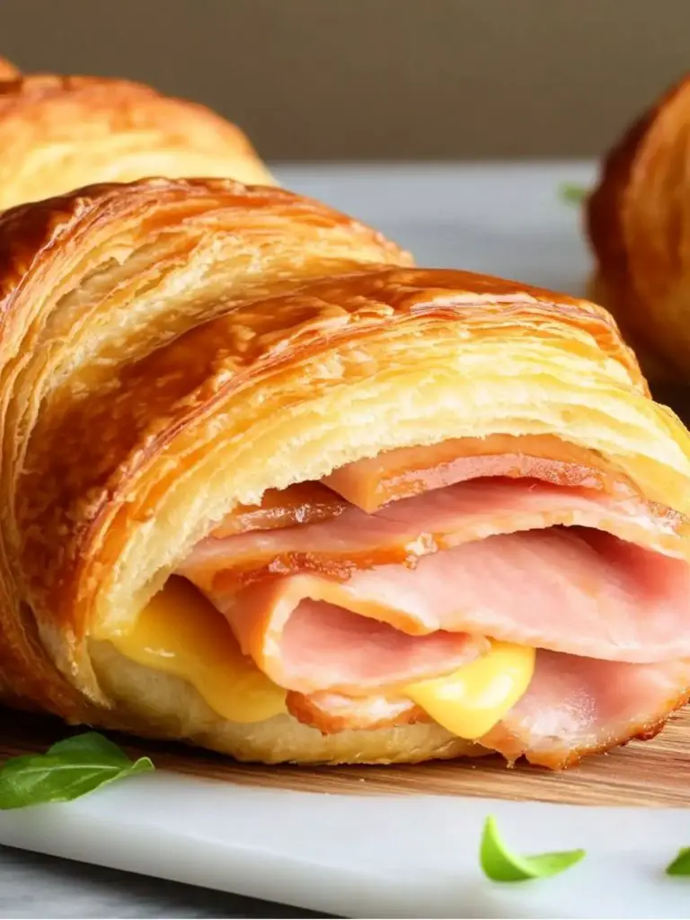 Irresistible Ham and Cheese Croissant Delight (4)