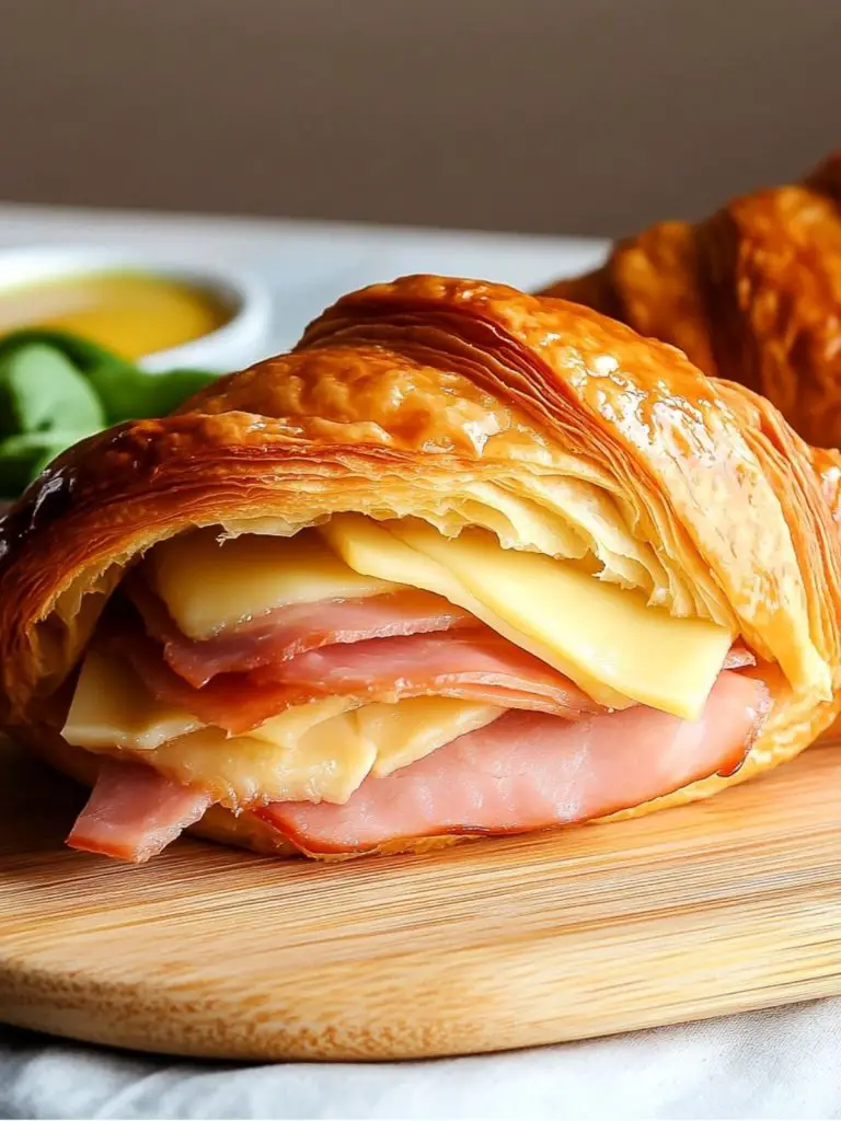 Irresistible Ham and Cheese Croissant Delight