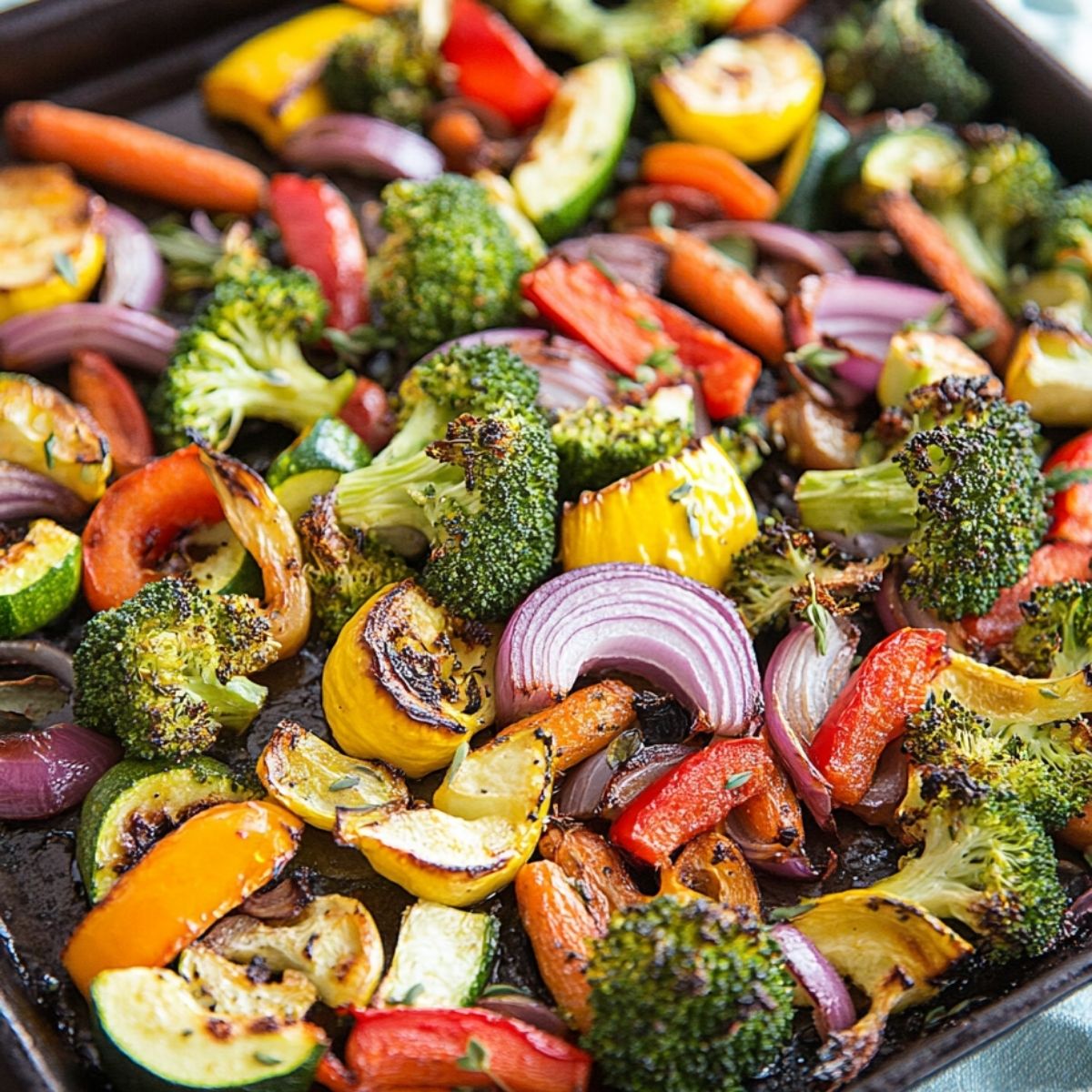 Garlic Herb Roasted Veggies