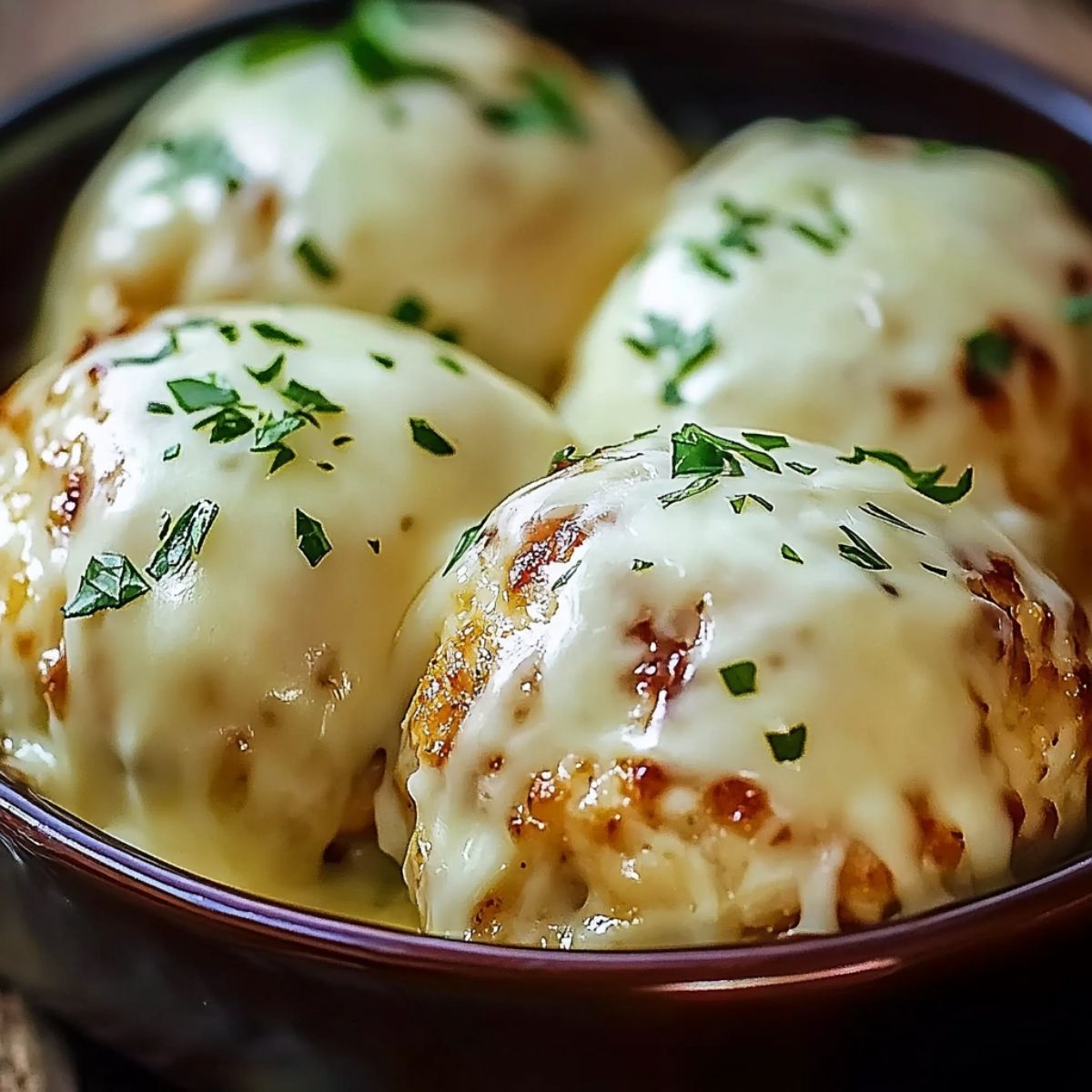 Melted Mozzarella & Ranch Chicken Bombs