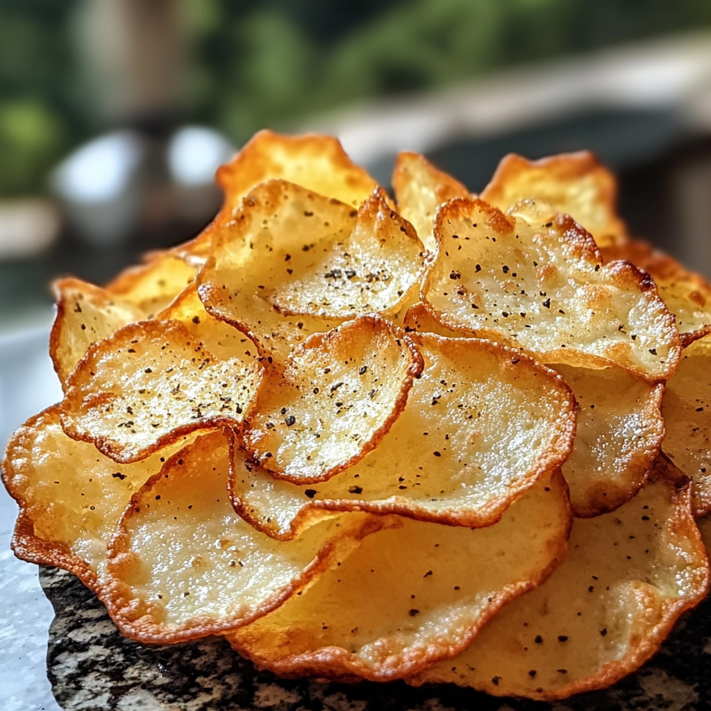Crispy Cottage Cheese Chips