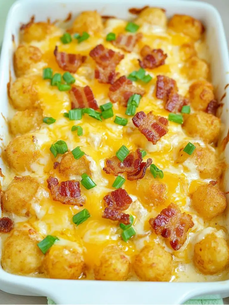 Chicken Bacon Ranch Tater Tot Casseroles (4)