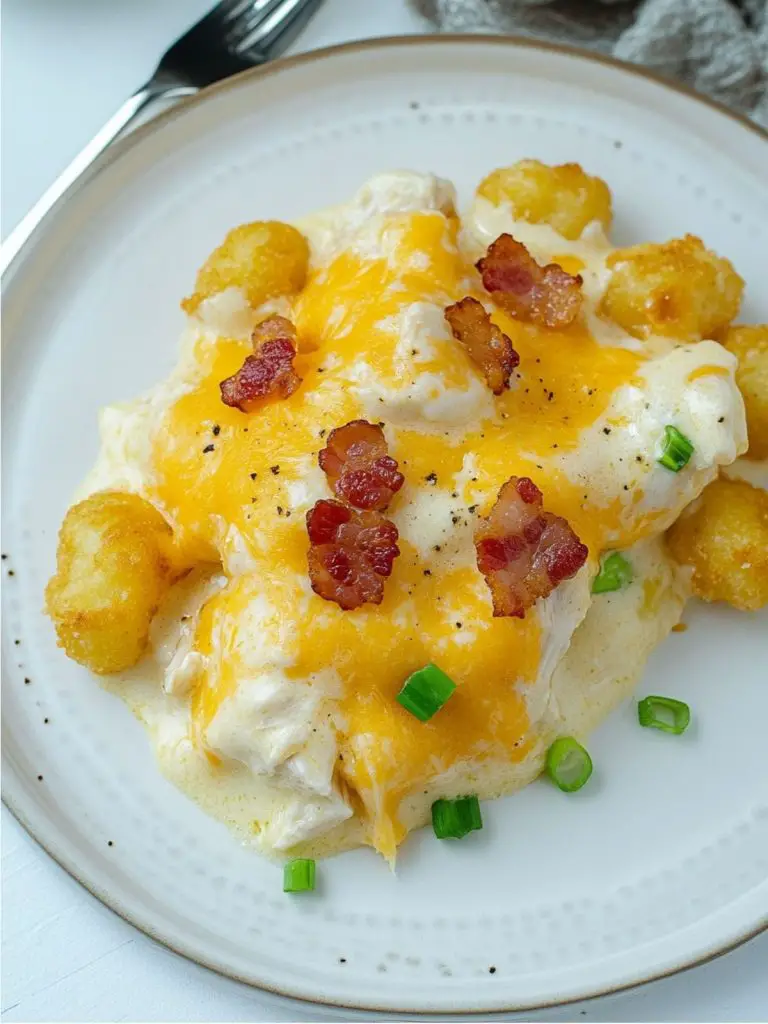 Chicken Bacon Ranch Tater Tot Casseroles (5)