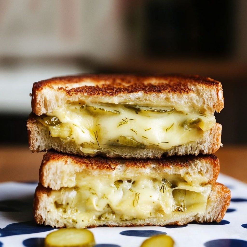 Dill Pickle Grilled Cheese