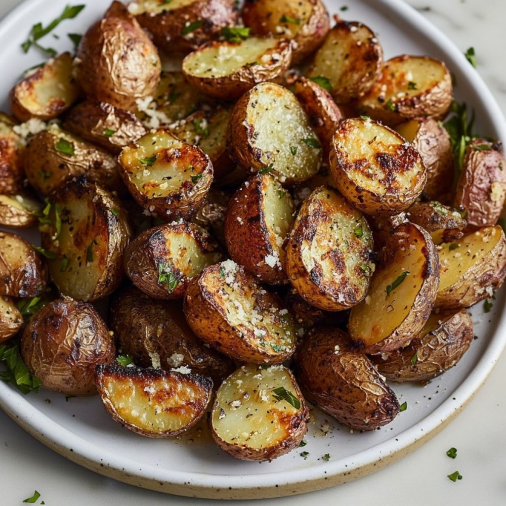 Garlic Parmesan Roasted Potatoes